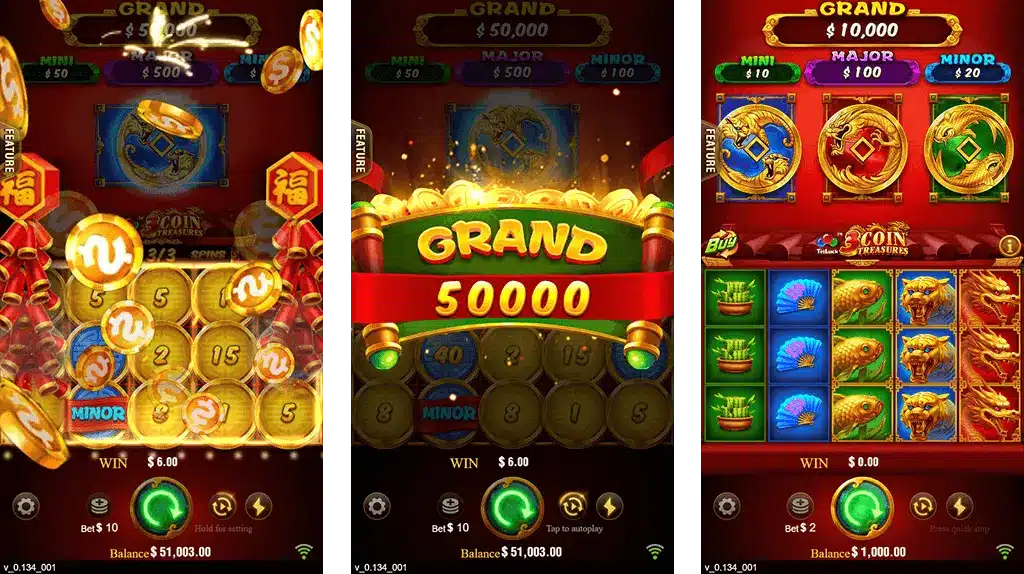 3 Coins Come7Bonus Bonus